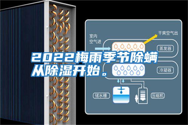 2022梅雨季節除螨從除濕開始。