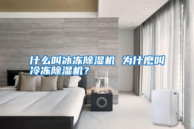 什么叫冰凍除濕機 為什麼叫冷凍除濕機？