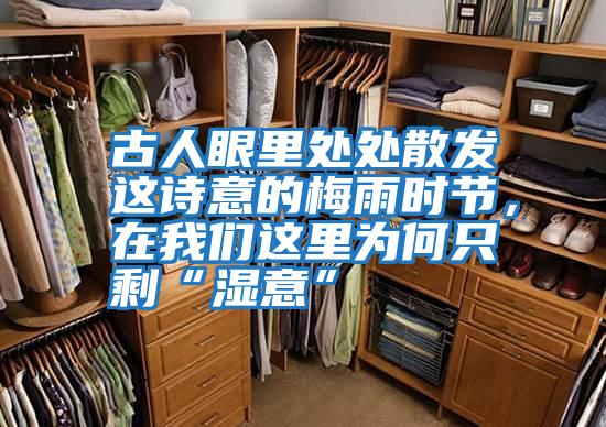 古人眼里處處散發(fā)這詩意的梅雨時節(jié)，在我們這里為何只剩“濕意”