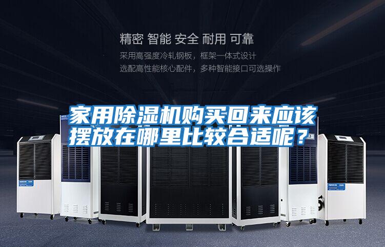 家用除濕機購買回來應該擺放在哪里比較合適呢？