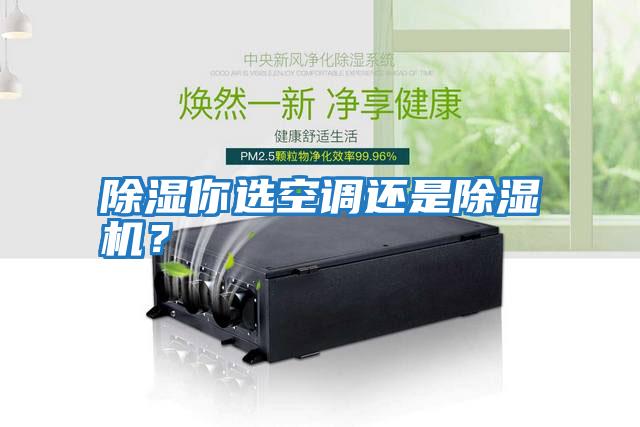 除濕你選空調還是除濕機？