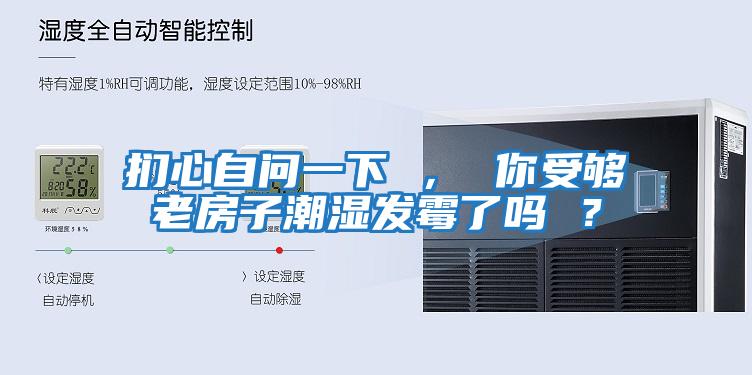 捫心自問(wèn)一下 ， 你受夠老房子潮濕發(fā)霉了嗎 ？