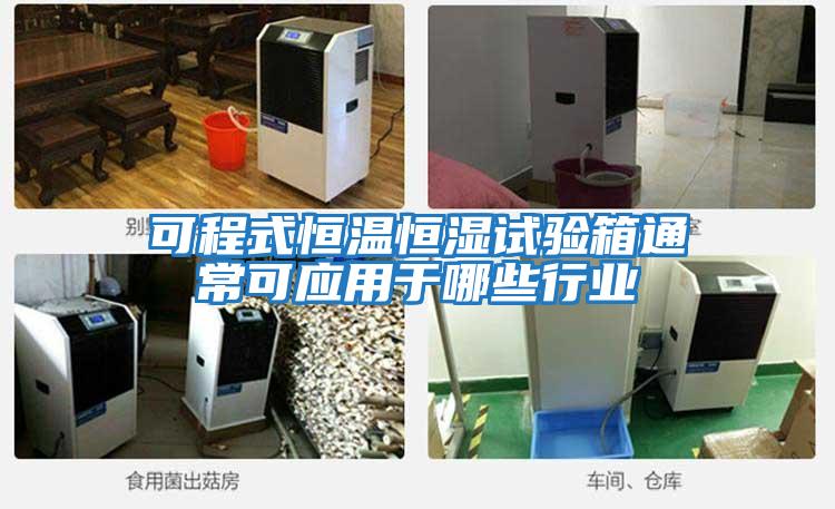 可程式恒溫恒濕試驗箱通常可應(yīng)用于哪些行業(yè)