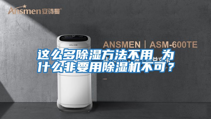 這么多除濕方法不用 為什么非要用除濕機(jī)不可？