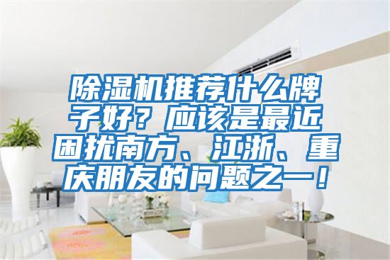 除濕機推薦什么牌子好？應該是最近困擾南方、江浙、重慶朋友的問題之一！