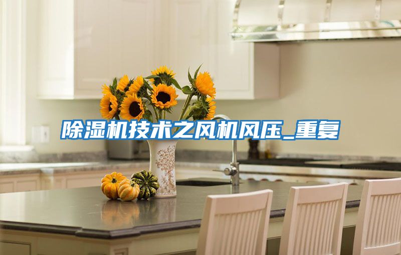 除濕機技術(shù)之風(fēng)機風(fēng)壓_重復(fù)
